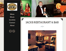 Tablet Screenshot of jacksrestaurantfalmouth.com